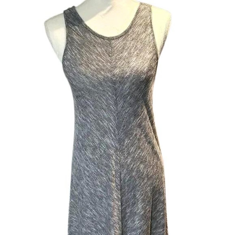 Women's A.N.A. Gray Heather Sleeveless Sweater Dress Sheath Stretch